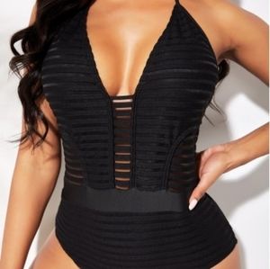 NEVER WORN Black One Piece Bathing Suit